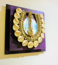 Charger l&#39;image dans la galerie, Tableau lumineux , collier Tolai violet
